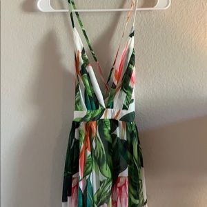 Tropical maxi dress